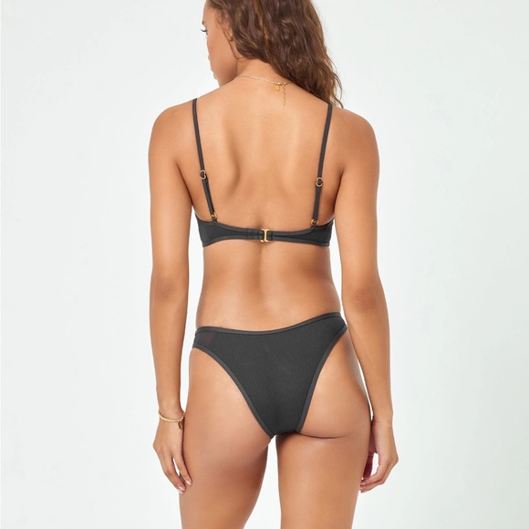 L*SPACE Mesh Bikini Set | Macey Top + Troy bottom | Size XS - Picture 6 of 6